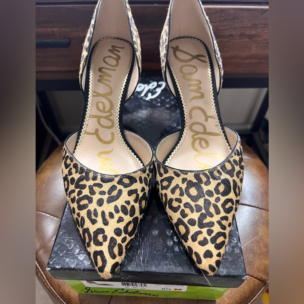 Sam Edelman Leopard Print Heels